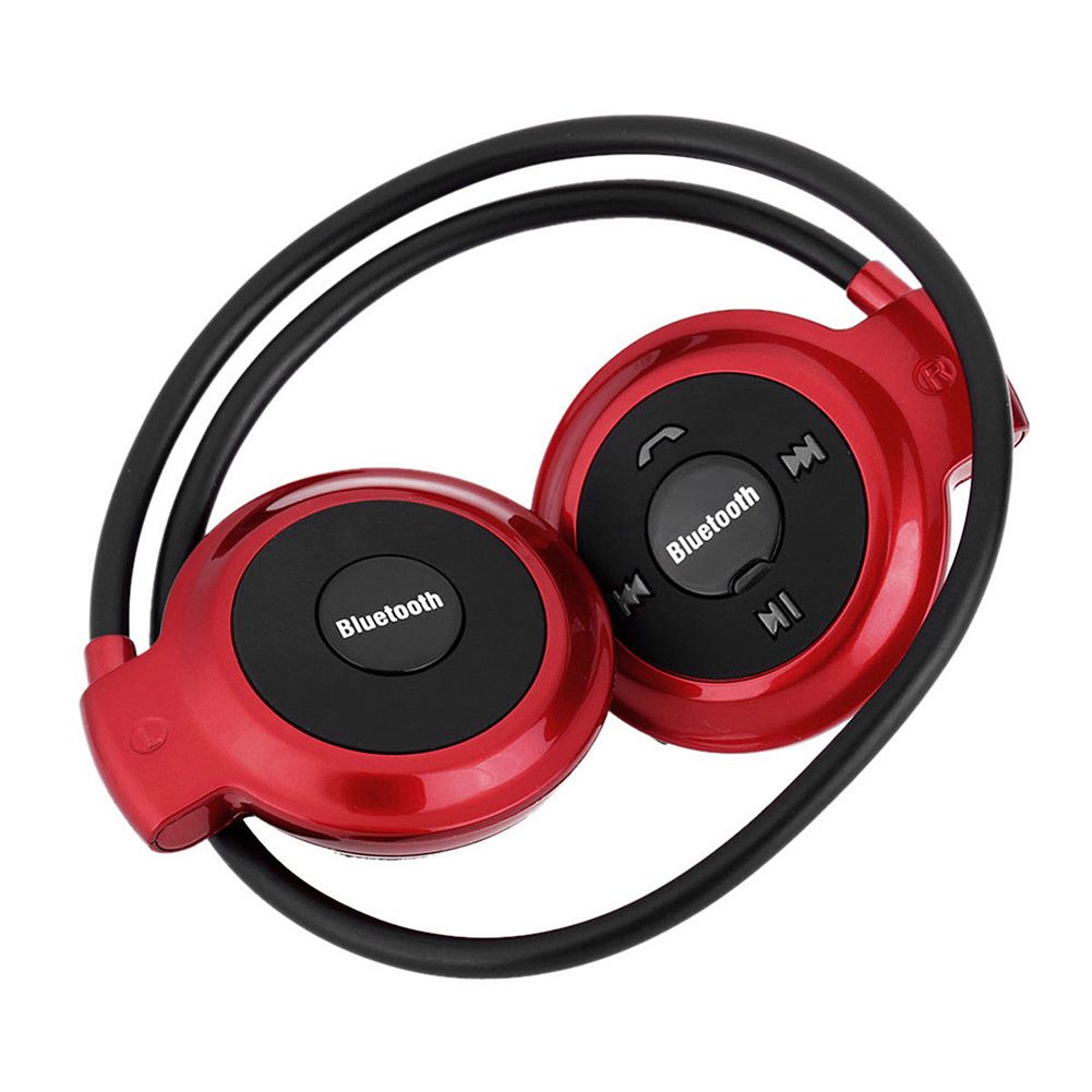Wireless Bluetooth Stereo Sound Earphone MP3 Player Sports Headphones with Mic