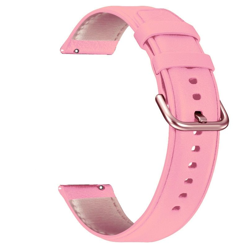 20mm Colorful Leather Straps Watchband For Samsung Galaxy watch active 2 40mm 44mm Smart Wriststrap bracelet For Garmin Venu sq