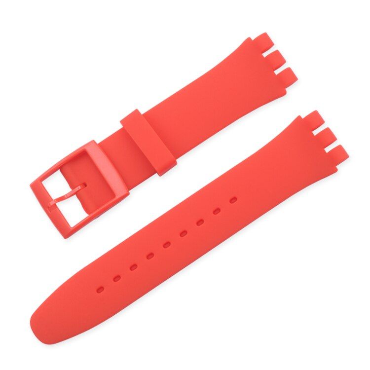 12mm 16mm 17mm 19mm 20mm Silicone Replacement Watchband for Swatch Sport Rubber Women Colorful Band Strap Bracelet Accessories