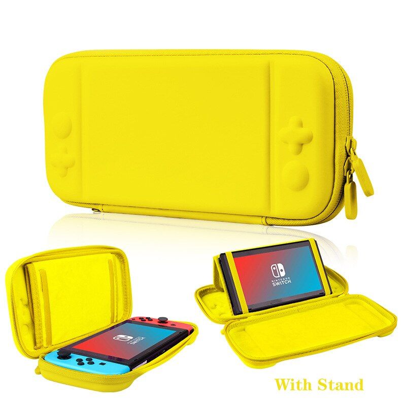 10 Card Slots Accessories Storage Bag Soft Inner Layer Console Carry Case For Nintend Switch Colorful Shell Skin Box For NS