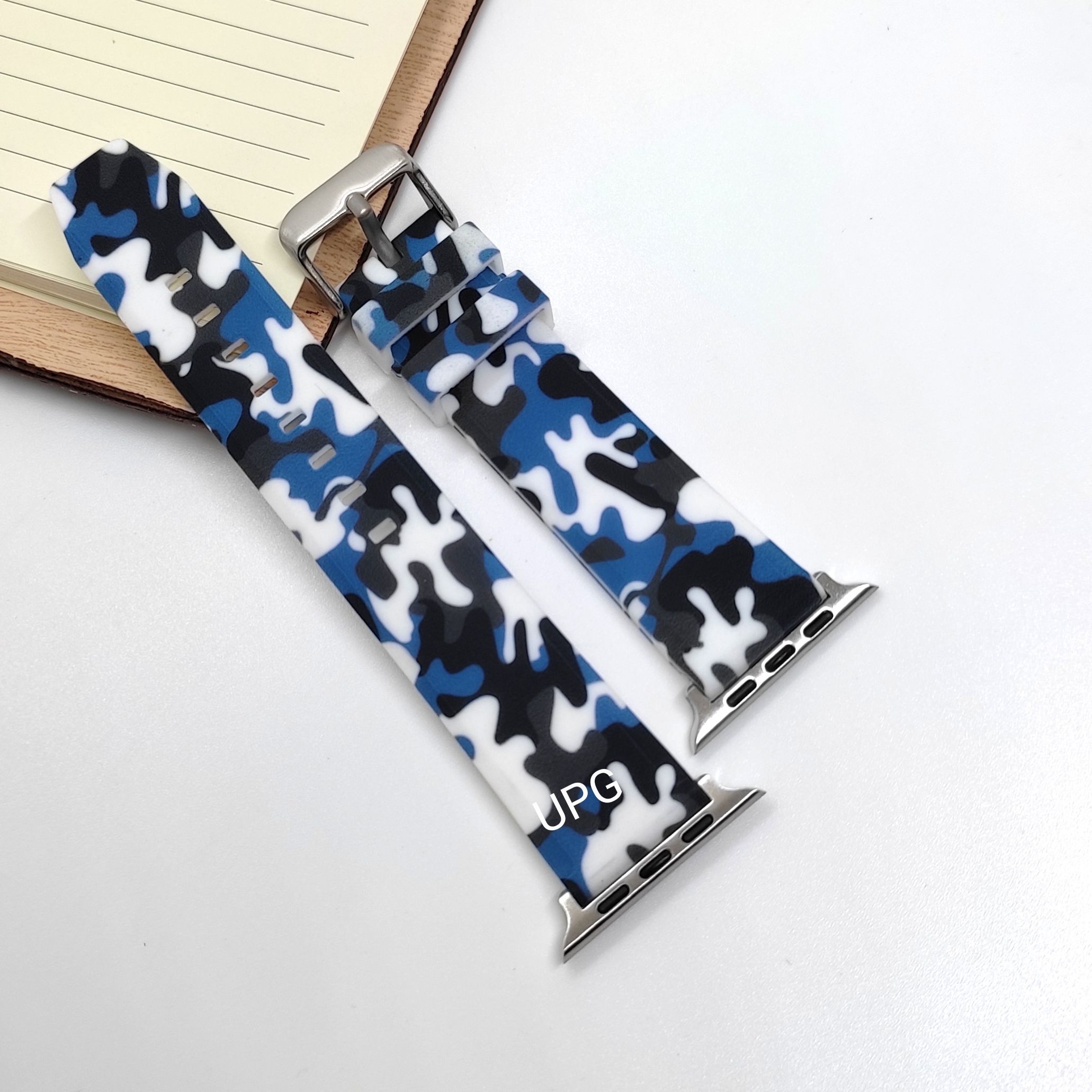blue-Silicone Strap For Apple Watch band 44mm 42mm iwatch band 44mm 42mm Sport Bracelet belt correa Apple watch 5 4 3 2 1 strap