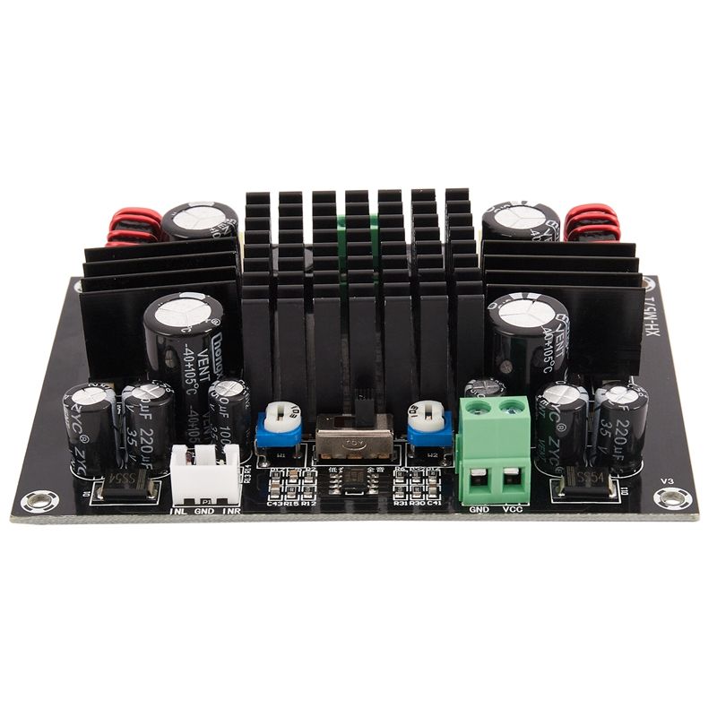 Xh-M571 High Power Subwoofer Audio Digital Amplifier Board Trolley Case Boost Amplifiers Mono 150W