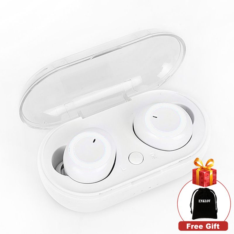 ENKLOV Y50 TWS Bluetooth Earbuds Mini Portable Stereo Music Sport Headphones For Xiaomi Samsung realme