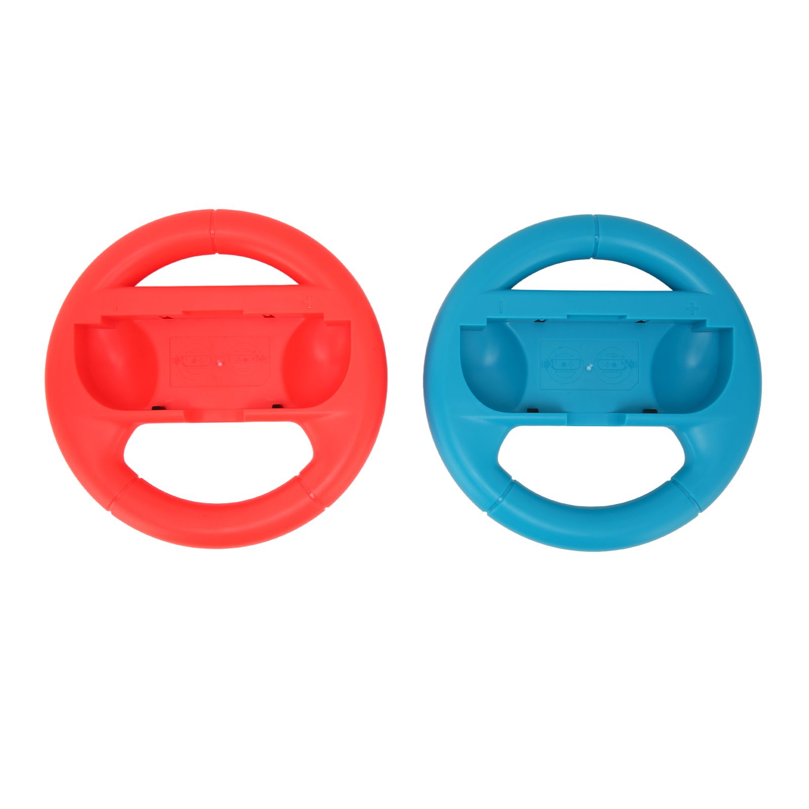 2Pcs Portable Racing Game Steering Wheel Handle Controller Accessory For Switch