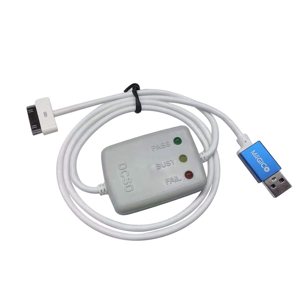 30Pin DCSD Serial Port Engineering Cable Debugging Change IMEI SN Number Cable Compatible with IP 4/4S and IP-AD 2/3/4 Baseband I-C Repairing USB Cable