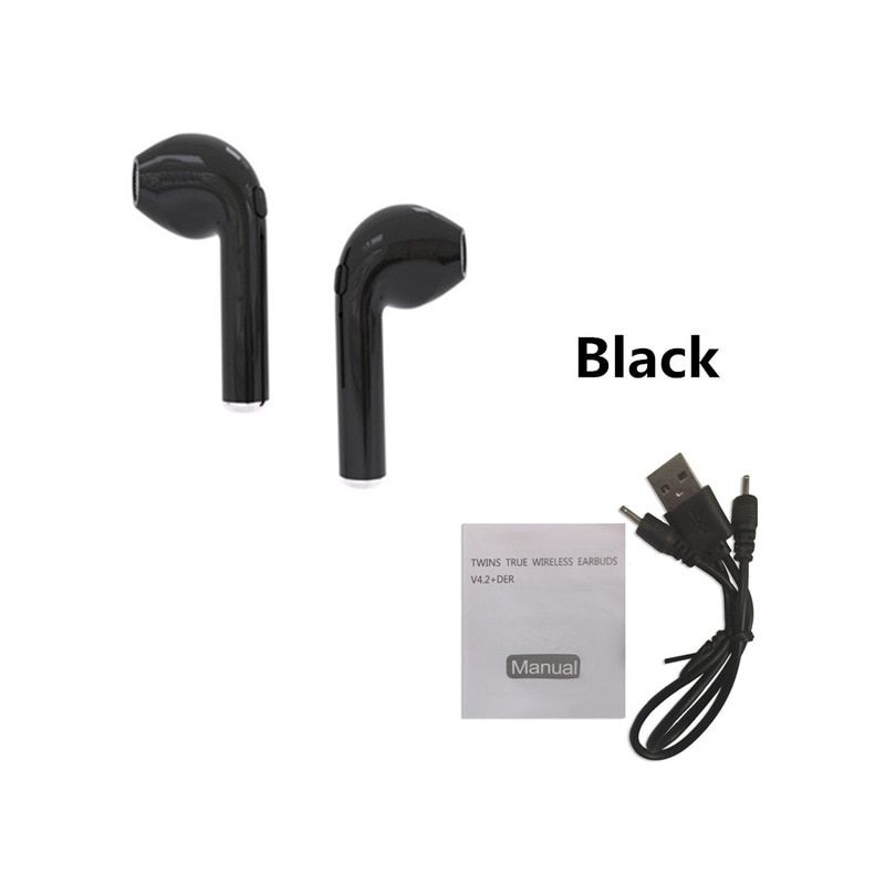i7s Tws Wireless Headphones Bluetooth Earphones Earbuds Handsfree in ear Sports Headset with Charging Box Mic For iPhone Huawei