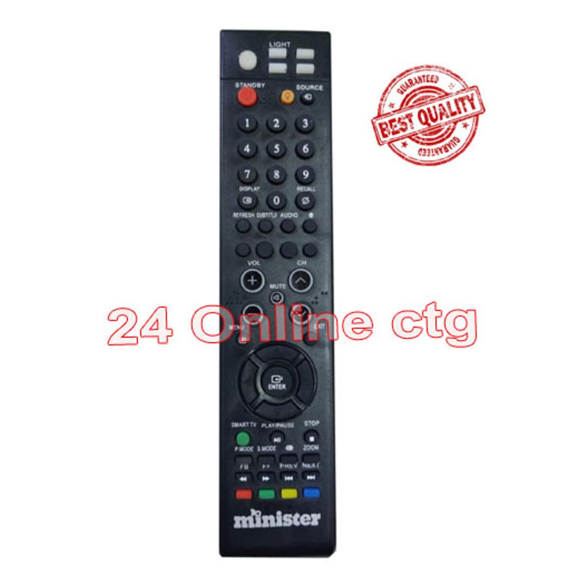 Minister LED Tv Master Remote.