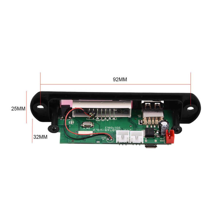 12V Car Bluetooth Wireless MP3 Decoder Board Audio Module USB SD MMC FM Radio ZZ