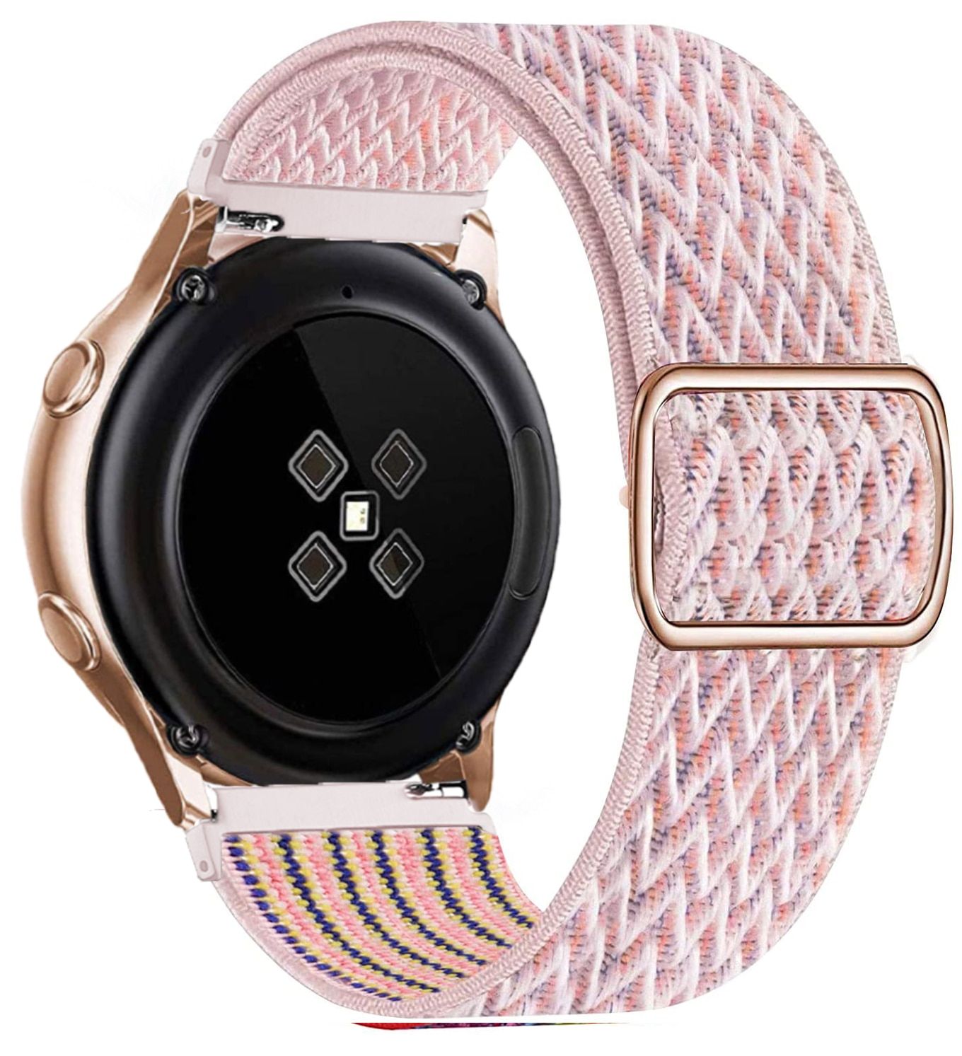 20mm 22mm band For Samsung Galaxy Watch Active 2/3 45mm/46mm/42mm Gear S3 Elastic Nylon Loop Bracelet Huawei GT 2 2e pro strap