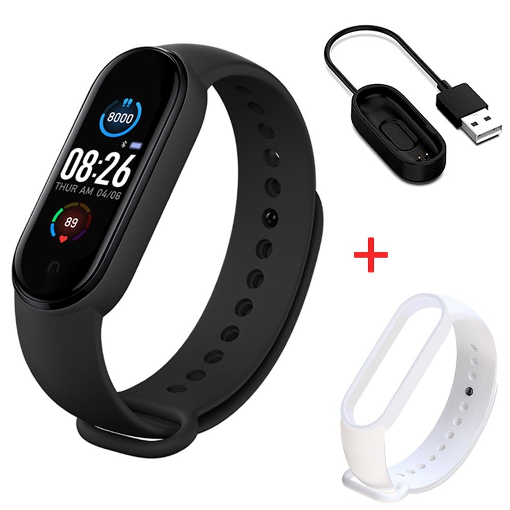 M5 Smart Band Bluetooth-compatible Bracelet Fitness  Pedometer Heart Rate Monitor SmartBand Wristband for Android IOS