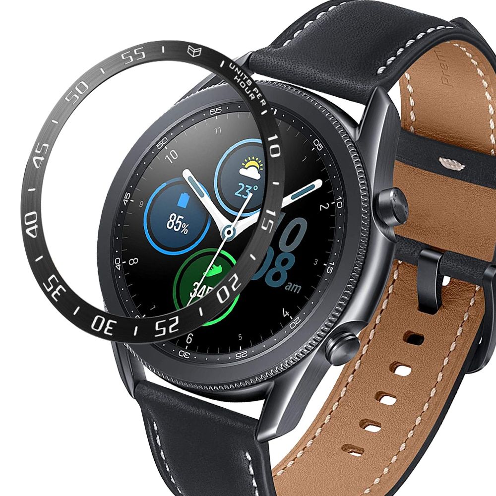 steel Bezel Ring Metal Cover for Samsung Galaxy Watch 3 45mm 41mm strap Adhesive case Smart Watch Galaxy Watch3 Accessories new