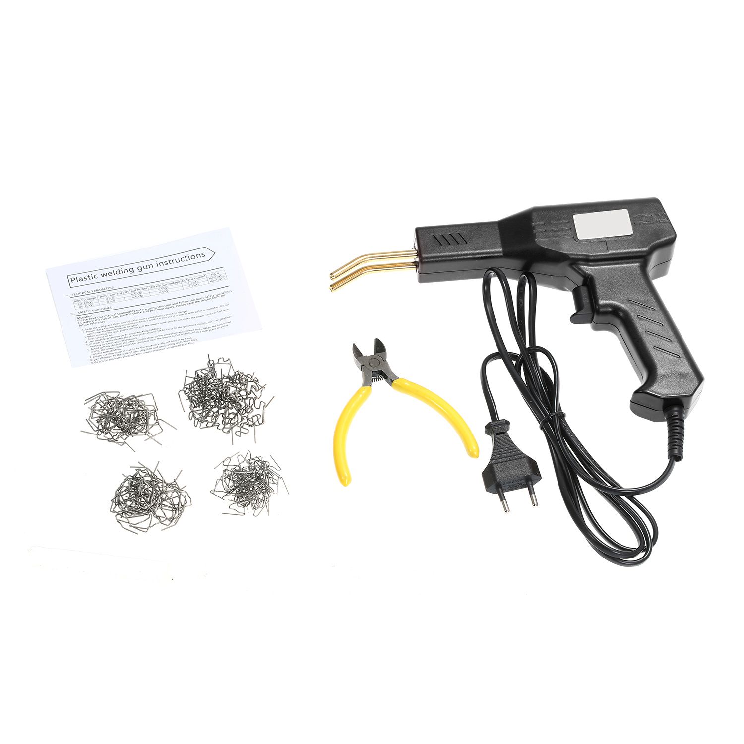 50W Hot Stapler Plastic Welding Machine Car Bumper Repair Kit Welding Repairing Machine Welder G-u-n Repair US Plug