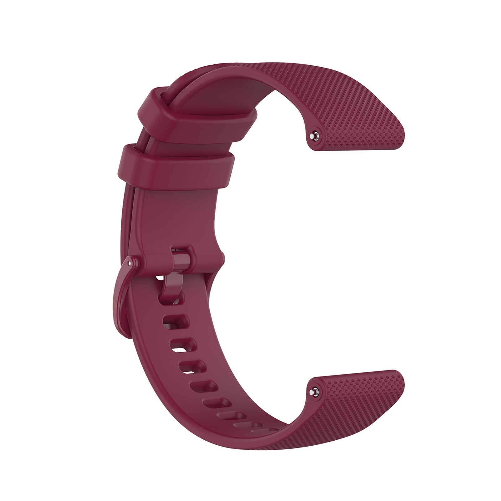 1 Set 18mm Watch Band Anti-slip Waterproof Silicone Replacement Wristwatch Strap for Garmin Venu 2S
