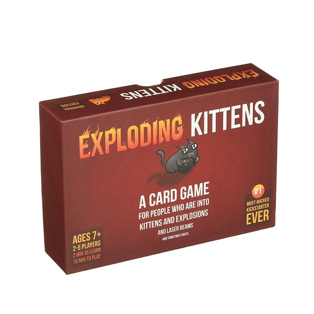 Paper Cards Game Exploding Kittens Original Edition Adults Card Game Poker Toy