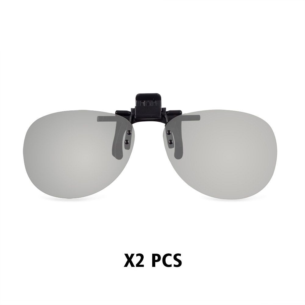 ThundeaL High Quality 2Pcs 3D Glasses Clip Polarized Passive for 3D TV 3D CineWholesale Price Dropshipping