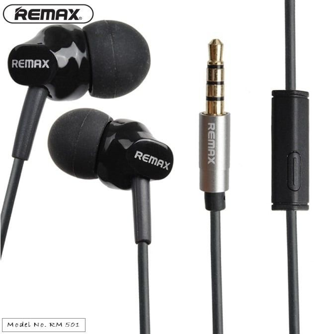 Remax RM 501 In-Ear Stereo Earphone With Mic