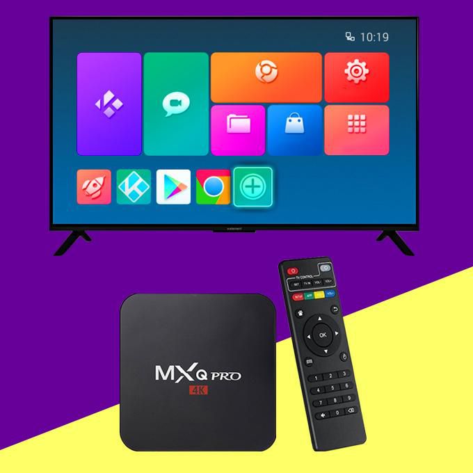 Android TV Box Smart TV Box MXQ PRO 4K TV Box Streaming Media Player Android TV Card With Google Chromecast