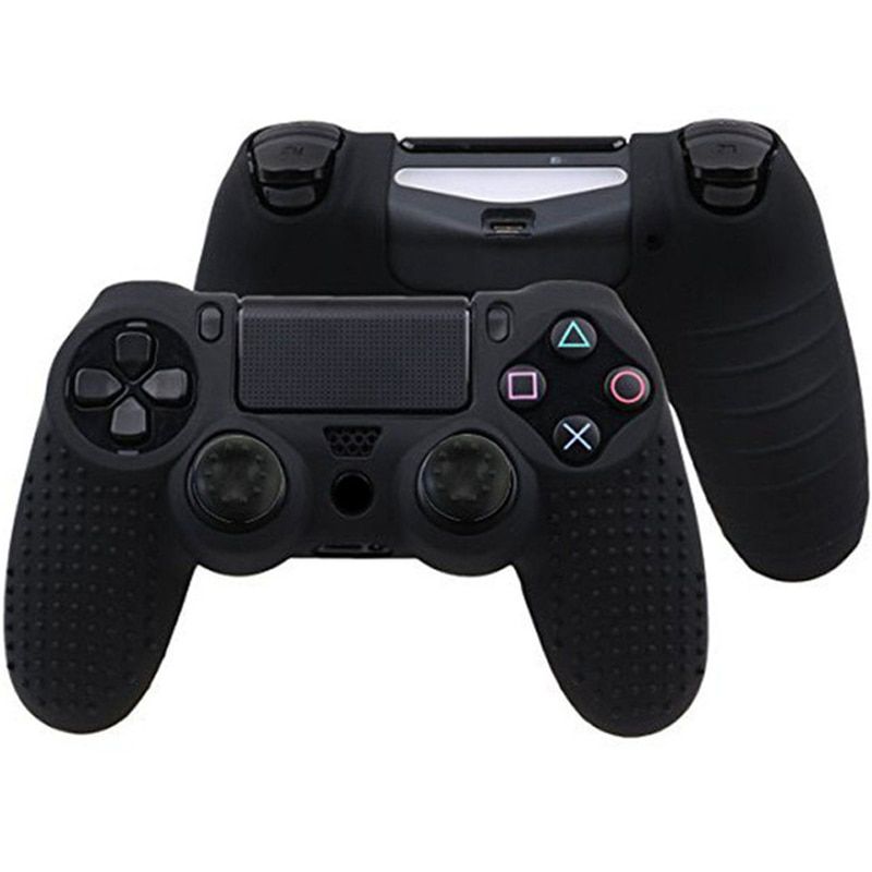 PS4 Controller Gamepad Soft Silicone Rubber Case Cover For SONY Playstation 4 Protection Case For PS4 Pro Slim Game pad