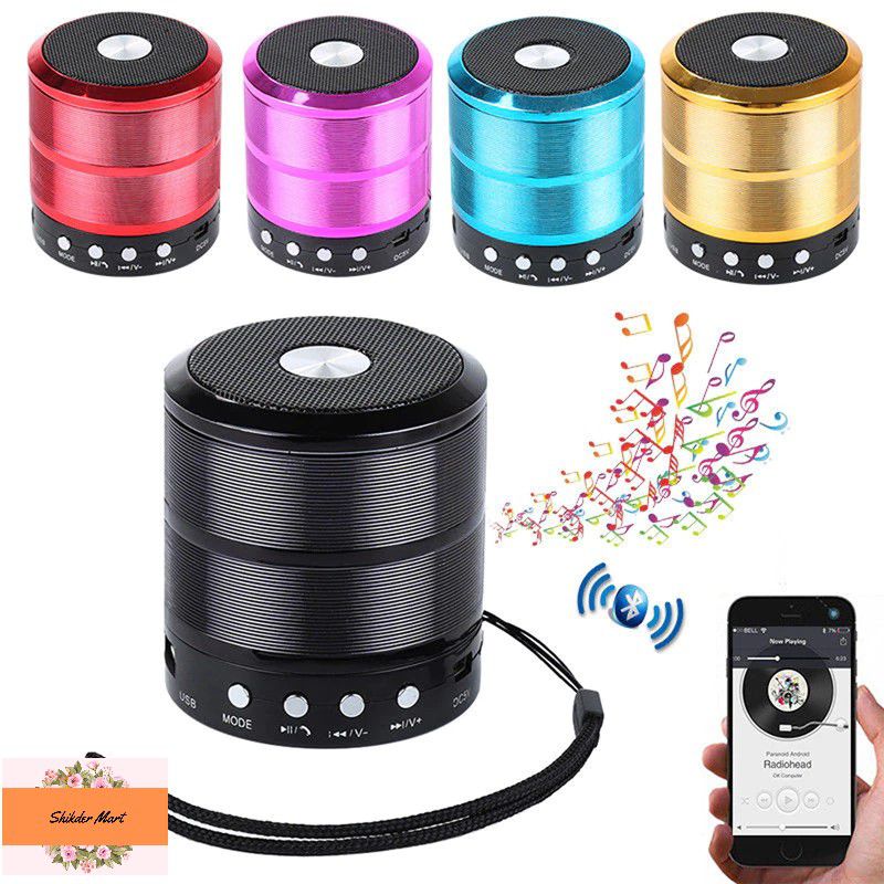 WS-887 Bluetooth Speaker Mini Bluetooth Sound Box Wireless portable Bluetooth speaker TF-card supported - Speaker - Bluetooth Speaker - Speaker