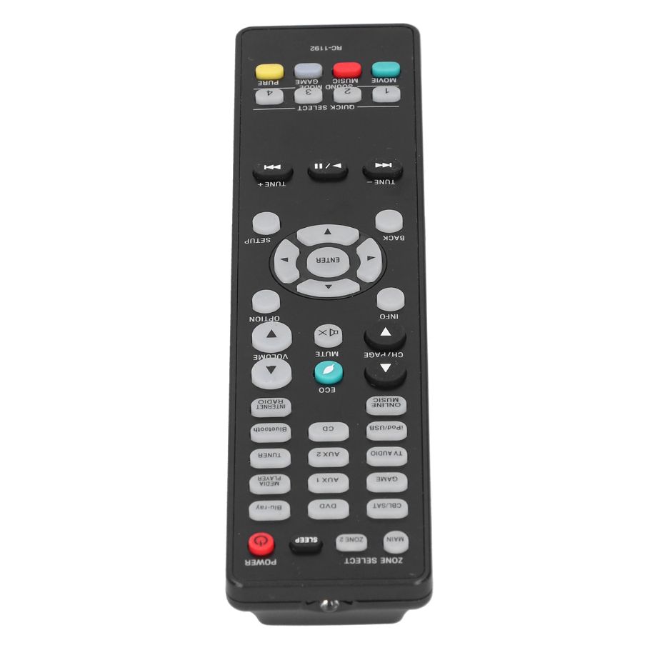 Universal Remote Control RC1192 Portable TV ABS