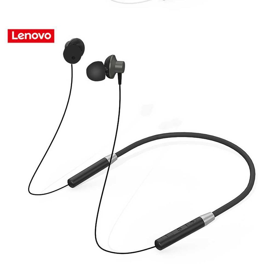 Lenovo He05 Bluetooth 5.0 Wireless Earphones Magnetic Neckband Bluetooth Headphone Waterproof Stereo Headset With Mic - Neckband - Neckband - Neckband