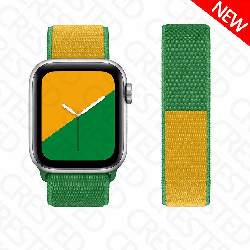 Nylon loop band for apple watch 6 se 5 4 3 2 1 smartwatch wristband correa bracelet apple watch band 44mm 40mm 42mm 38mm strap
