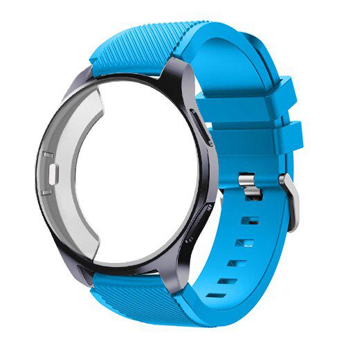 Silicone Case+band For Samsung Galaxy watch 46mm/42mm strap Gear S3 Frontier Band Sports watchband+Protector watch case 42/46 mm