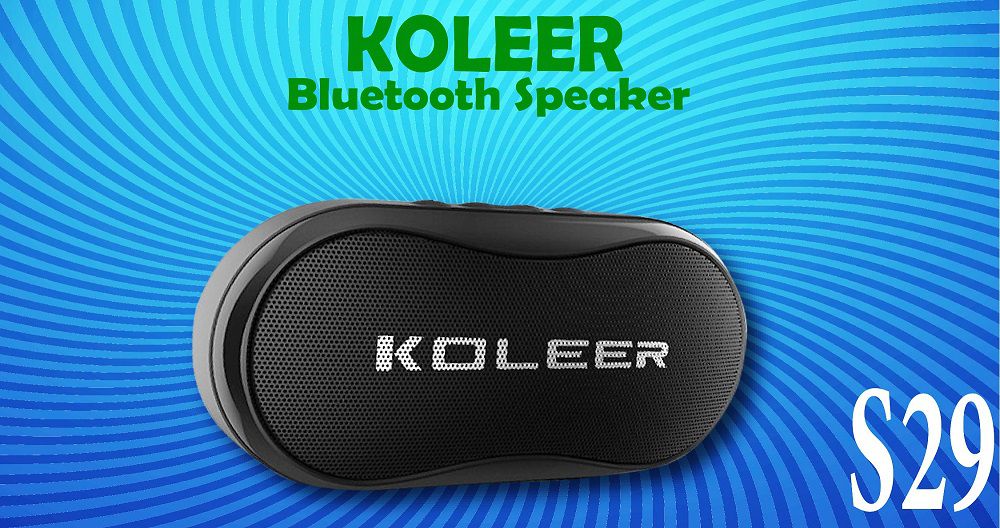 Koleer--Portable Active Music Player /Portable Wireless Speaker /Bluetooth Speaker (S29)