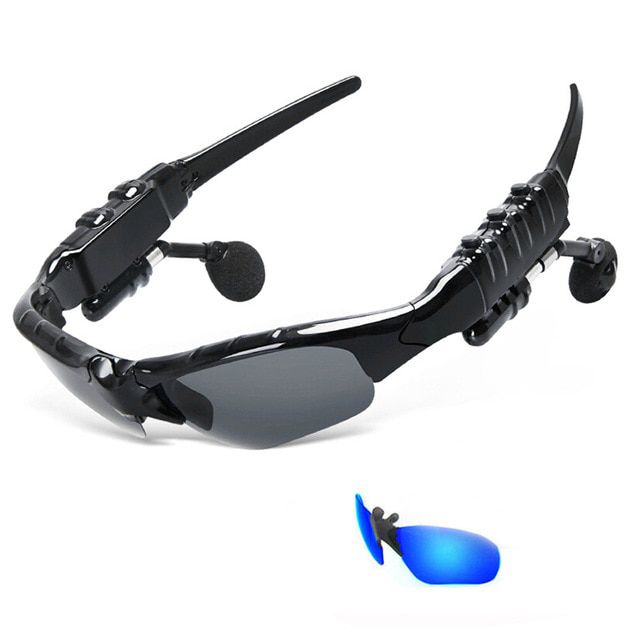 Sports Wireless Bluetooth Headset colorful Sun lens Earphones Sunglasses Riding Glasses with Handsfree Answer Call Mp3 Player