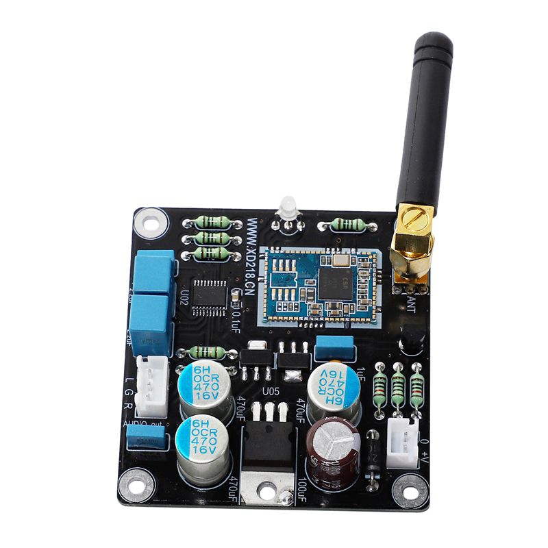 Bluetooth 5.0 Audio Receiving Module PCM5102A I2S Decoding Module DAC Board Support APTX-HD with Antenna G11-006