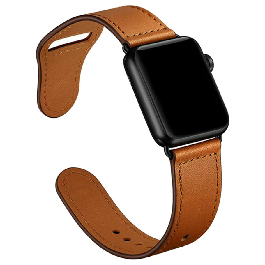 38/42mm Leather Watchband Wrist Strap Belt Replacement for  iWatch