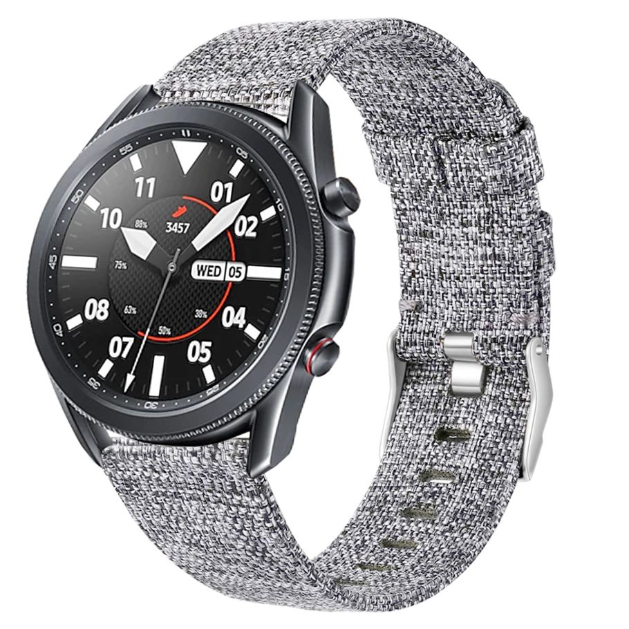 for samsung galaxy watch 3 45mm 41mm 46mm active 2 band gear s3 Frontier Woven Fabric strap for huawei watch gt 2e amazfit bip