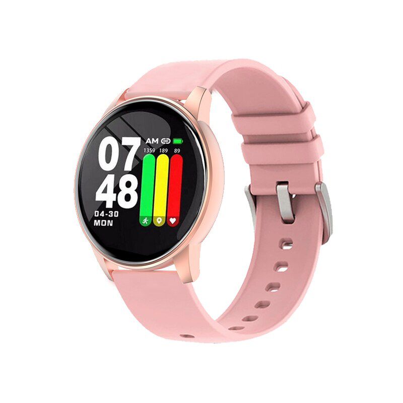Smart Watch Round Women Waterproof Smartwatch Men Women Fitness Tracker Blood Pressure Monitor for Android IOS Smart Clock PK P8