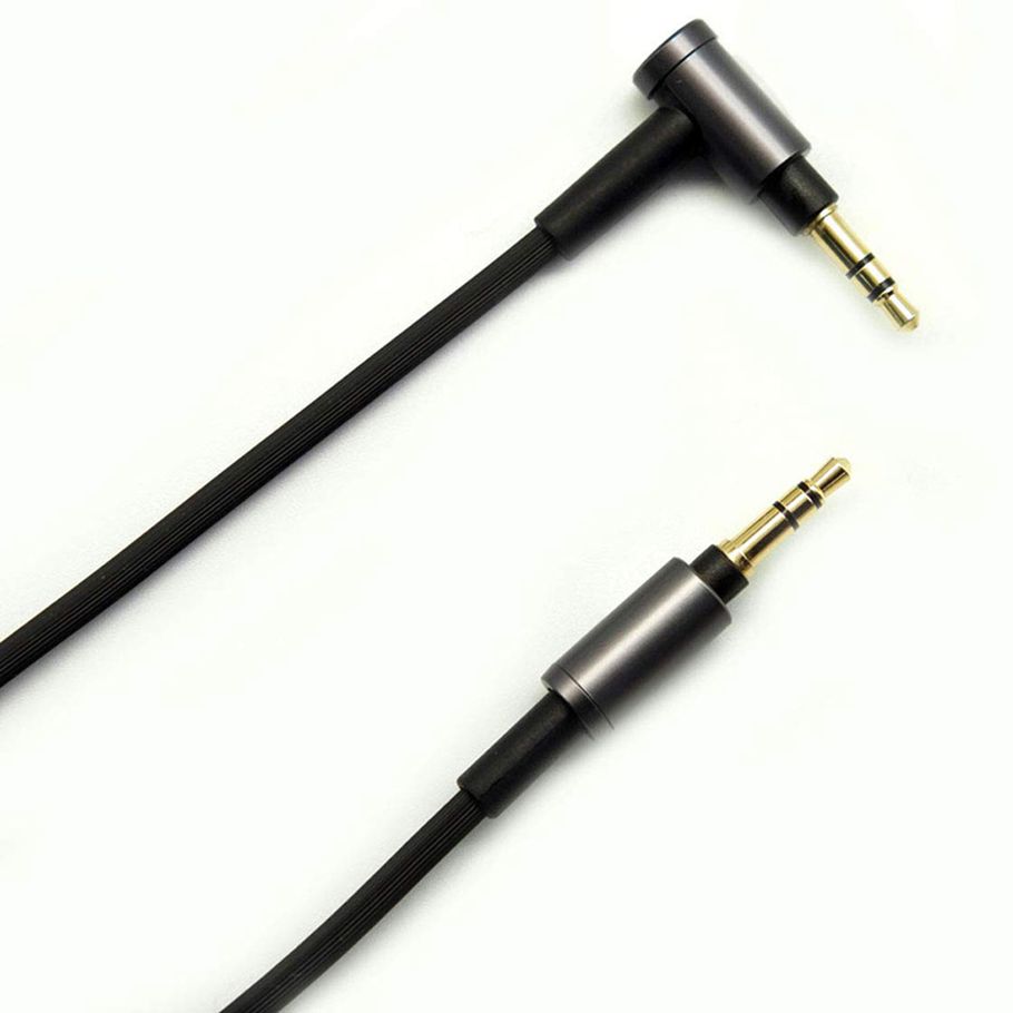 For Sony WH-1000 XM2 XM3 XM4 3.5mm Audio Cable,(Black Without Mic)
