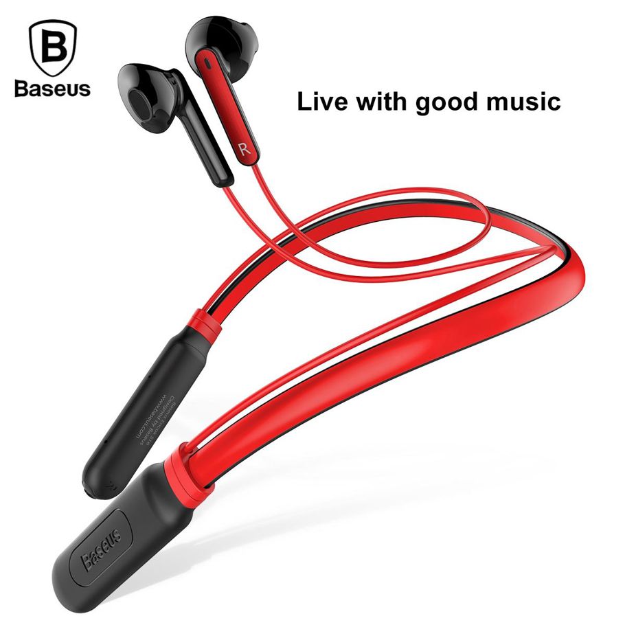 【MIGAPALAZA】 S16 Neck Hung Bluetooth Earphone Built-in Mic Wireless Neckband Sport Headphones