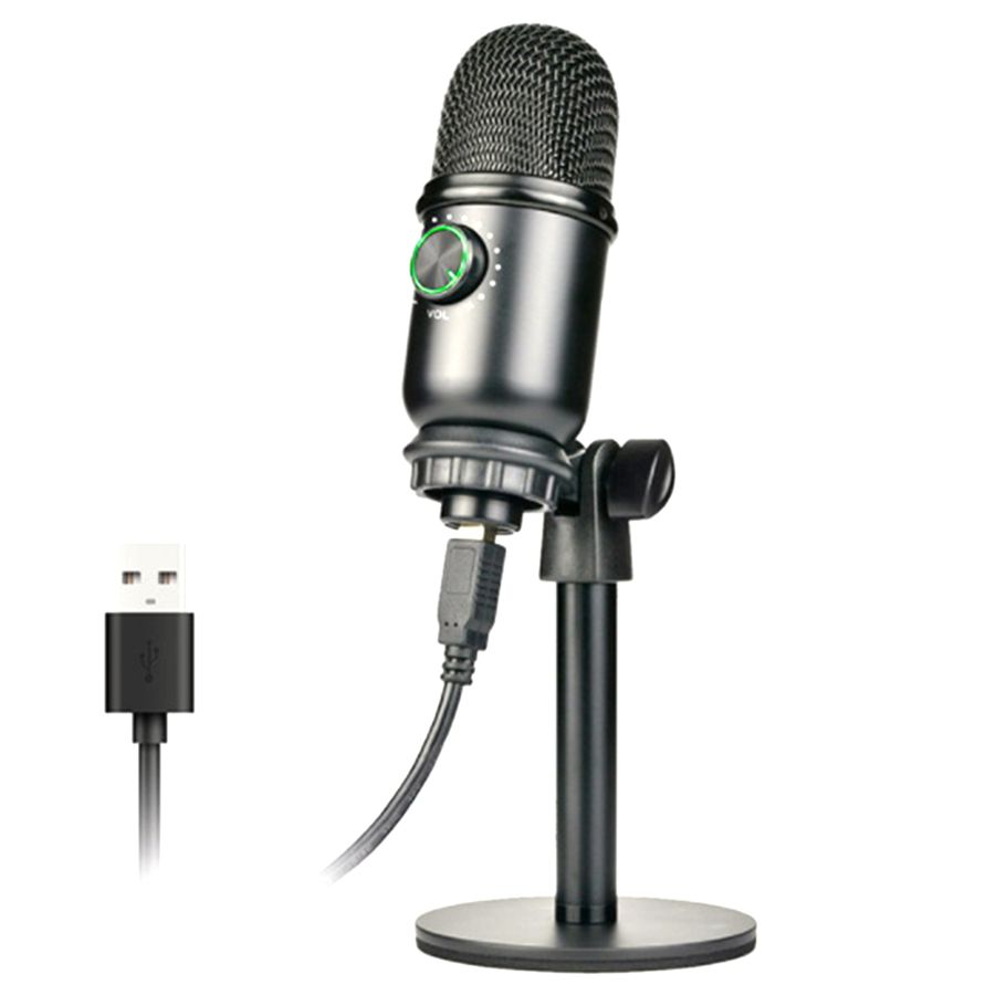 USB Condenser Microphone Professional Microphone Φ16 Core for Computer Karaoke KTV Tik Tok YouTube Desktop Microphone