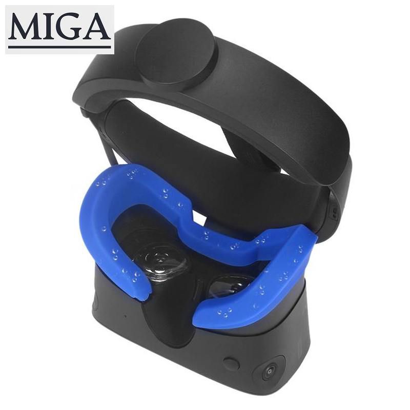 Sweat Absorbent Silicone Eyeshade Adjustable and Comfortable Silicone Face Mask Cover Perfect for Oculus Rift S