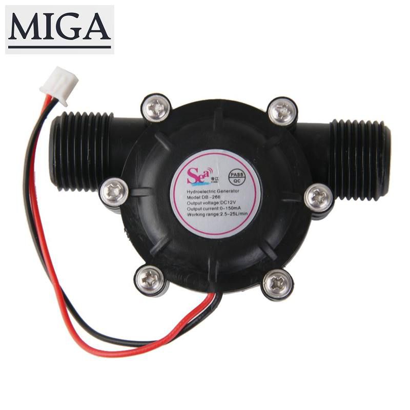 Miracle Shining 12V Micro Hydro Turbine Generator High Power Flow Hydraulic Water Charger - intl