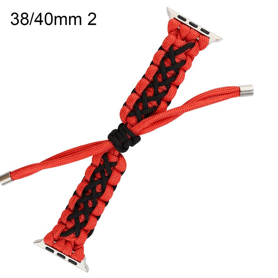 Watch Belt Skin-friendly Adjustable Braided Sports Replaceable Watch Strap for iWatch 6/SE/5/4/3/2/1