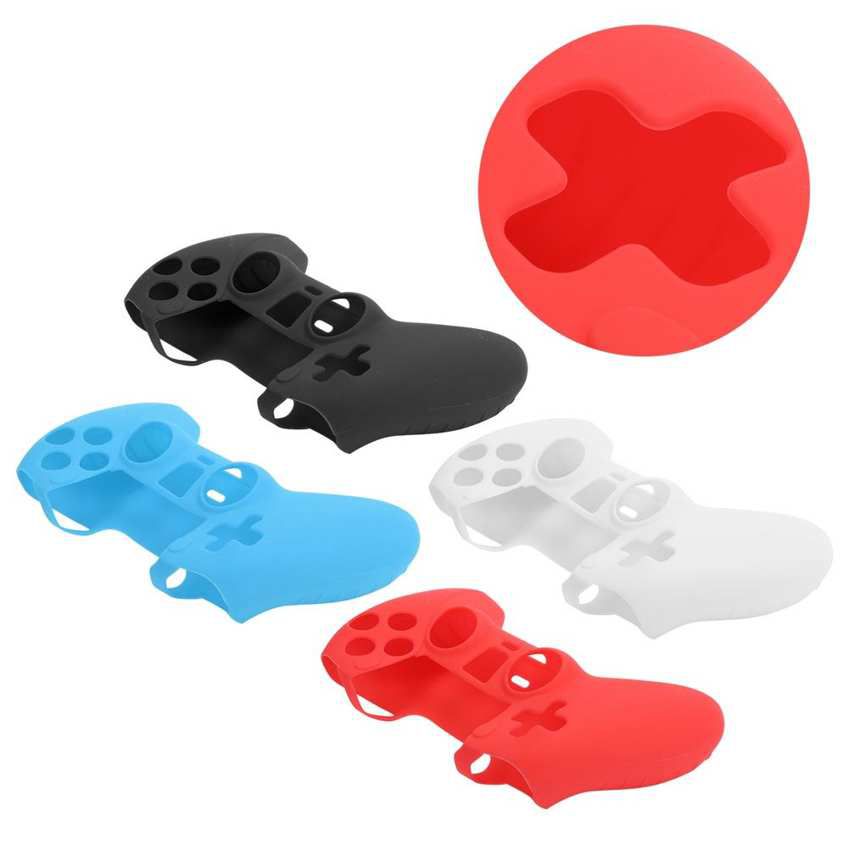 4Pcs Game Gamepad Handle Silicone Case Protective Sleeve Accessory for PS5 Console