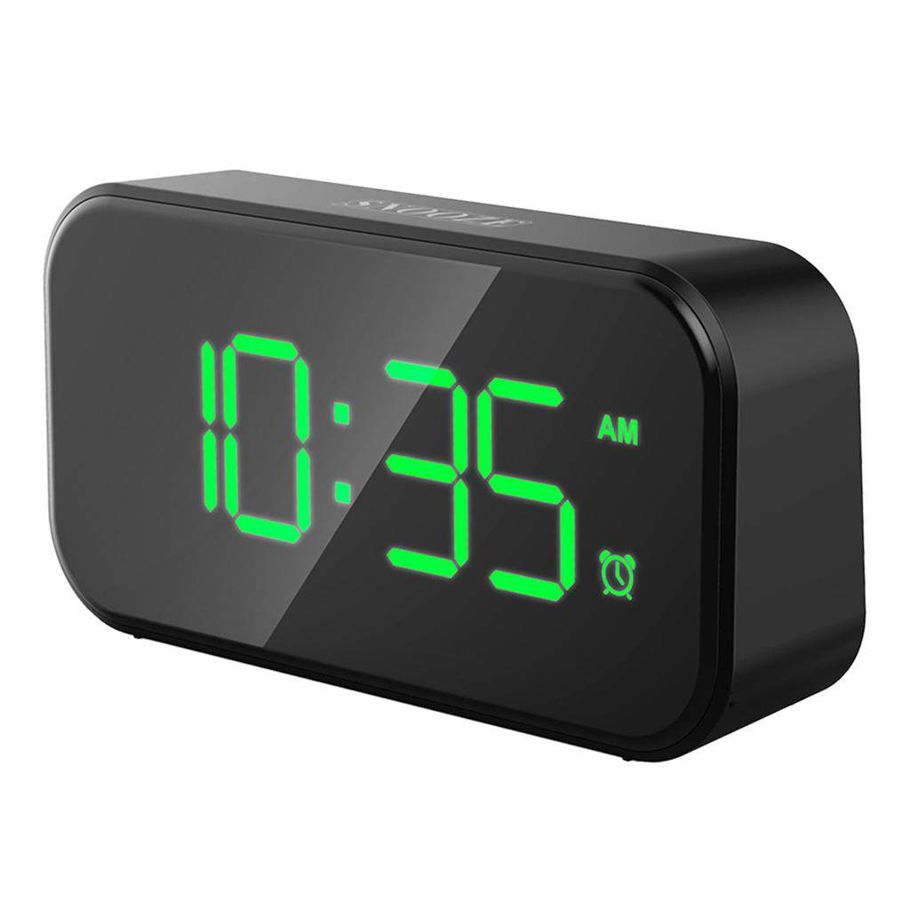 Digital Alarm Clock LED Screen 5 Inches LED Screen,12/24H 6 Brightness, Easy to Read