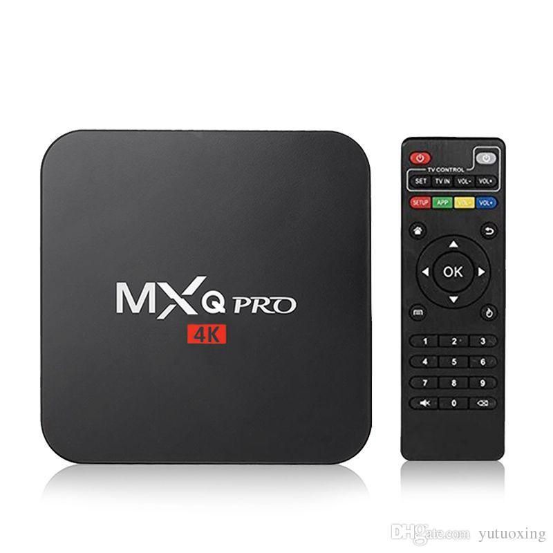 MXQ PRO 4K Android Smart TV Box 2GB - Black