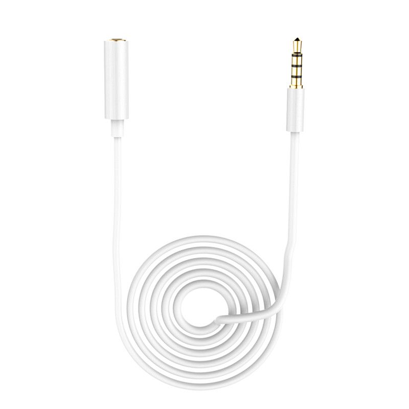 Yfashion Universal 3.5mm Audio Extension Cable 4-pole Male o Female Headphone Extension Code for Mp3 Phone ablet Desktop