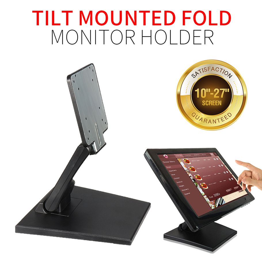 Universal 10''-27'' Monitor Mount Holder Stand Folding Touchscreen Monitor Holder Bracket