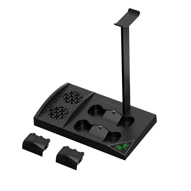 For XboxSeriesS Console Cooling Bracket XSS Console Cooling Base Bracket with Earphone Hanger Games Accessories