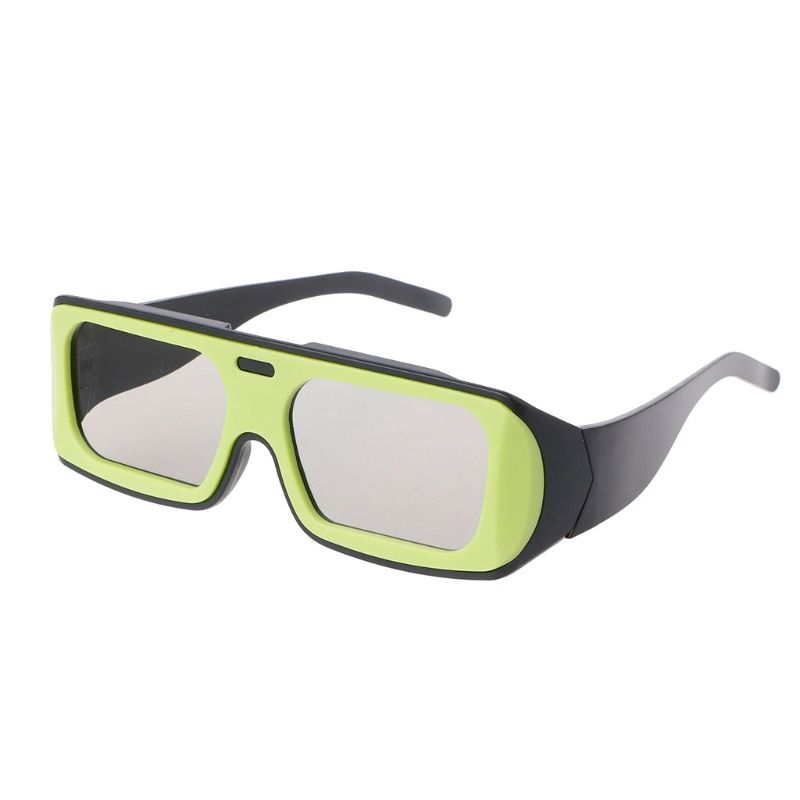 Dual Color Frame Circular Polarized Passive 3D Stereo Glasses For D 3D TV Cinema