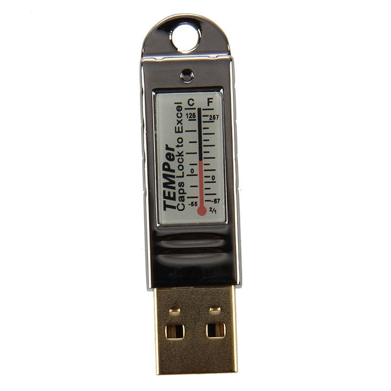 Gold TEMPer PC Laptop USB Sensor Thermometer Temperature Data Logger Recorder
