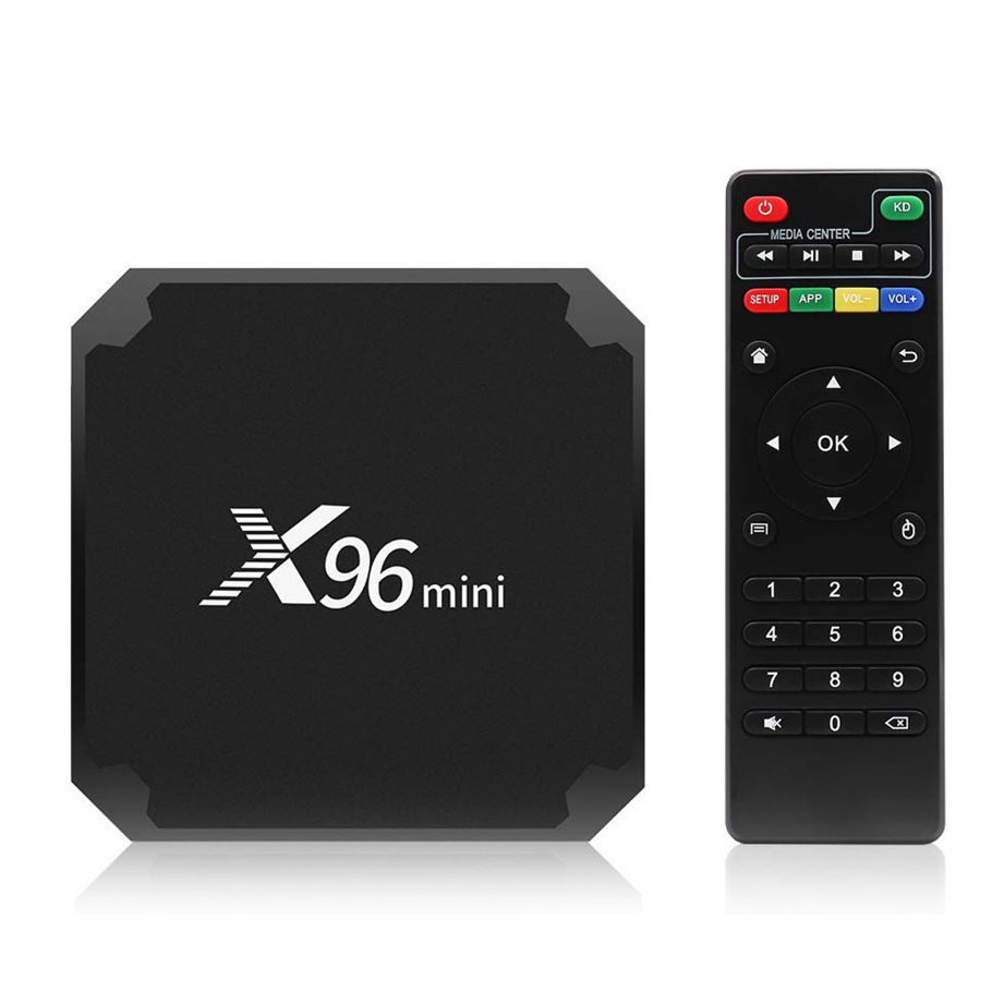 Smart TV Box - X96 Mini Amlogic S905W Android 7.1 TV BOX 2GB 16GB Quad Core KD17
