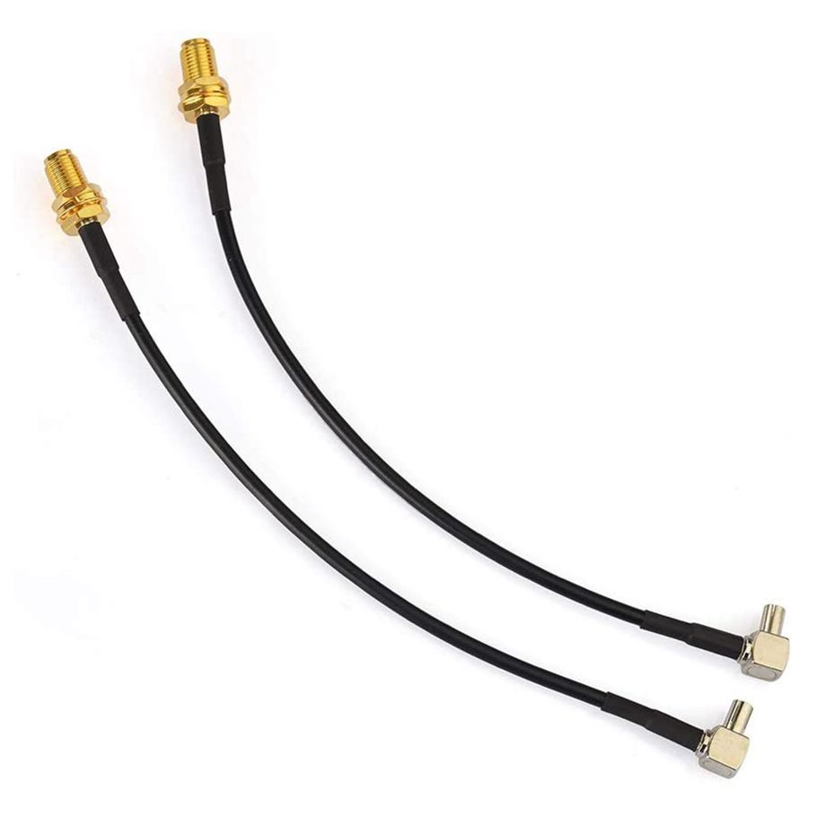 4G Antenna SMA Female to TS9 Male Adapter Cable 15cm 2PCS for External Antenna Router Huawei E5372 E5577 E5786 E5787