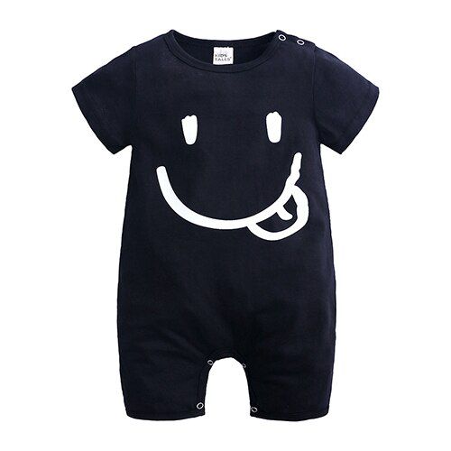 RP-167 Baby Rompers Tiny Cotton Neonatal Boys Girls Clothes Printed Sunglasses Summer Clothing Sleeveless  Bobo overalls Choose